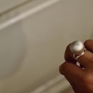 925 Silver Ball Ring.