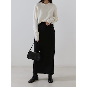 Iライン バックスリットロングスカート【XS-3XL】 RA3514