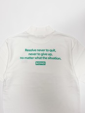 SMALL BOX S/S MOCK NECK WHITE