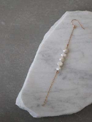 freshwater pearl long pierce