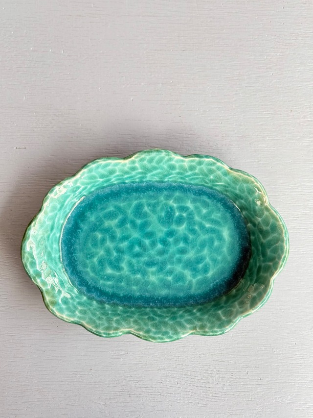 ミナモプレートS（トルコブルー）