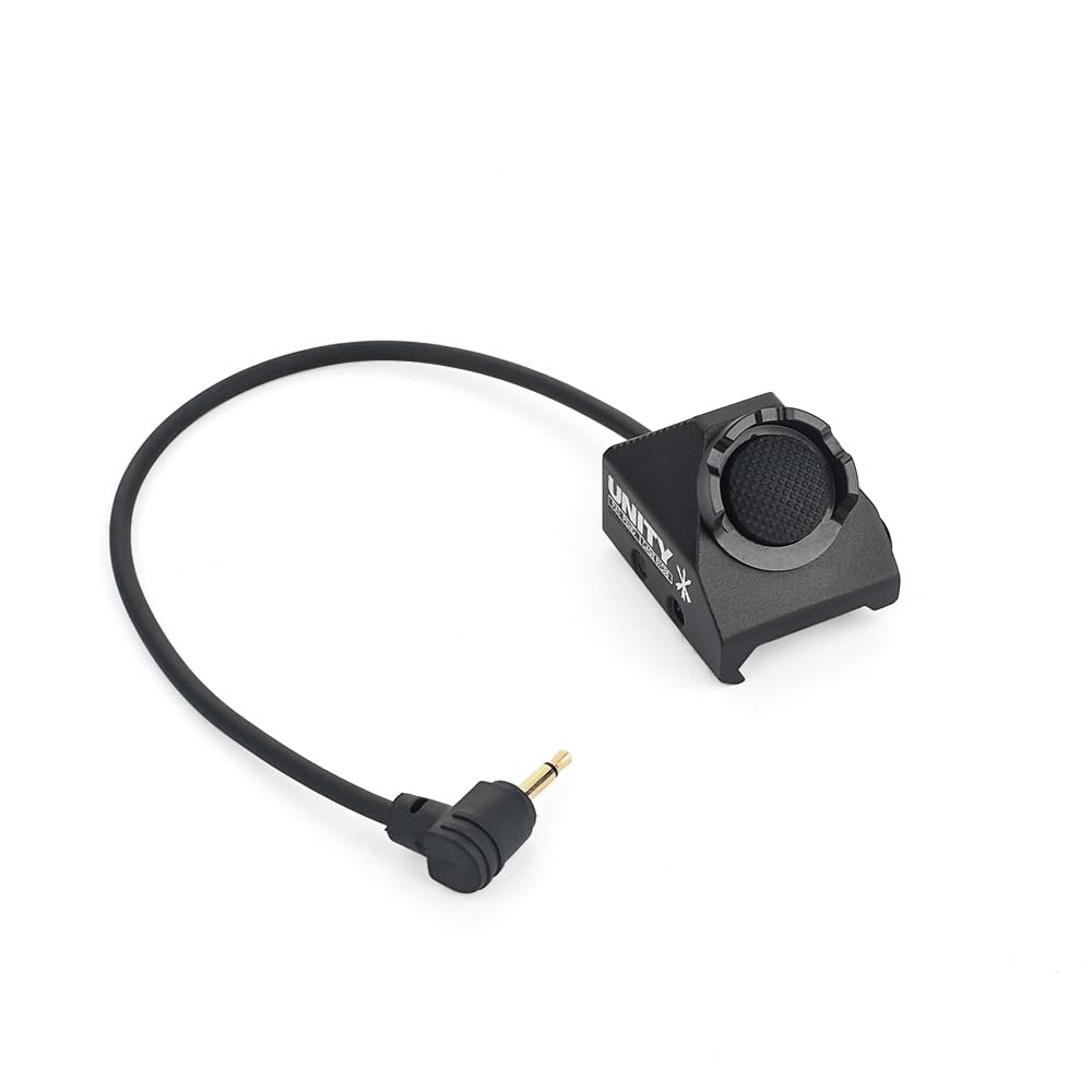 WADSN UNITY タイプ 【2.5mm プラグ】 タクティカル リモートスイッチ 【20mmレイル対応】 PEQ/DBAL用 (ブラック)