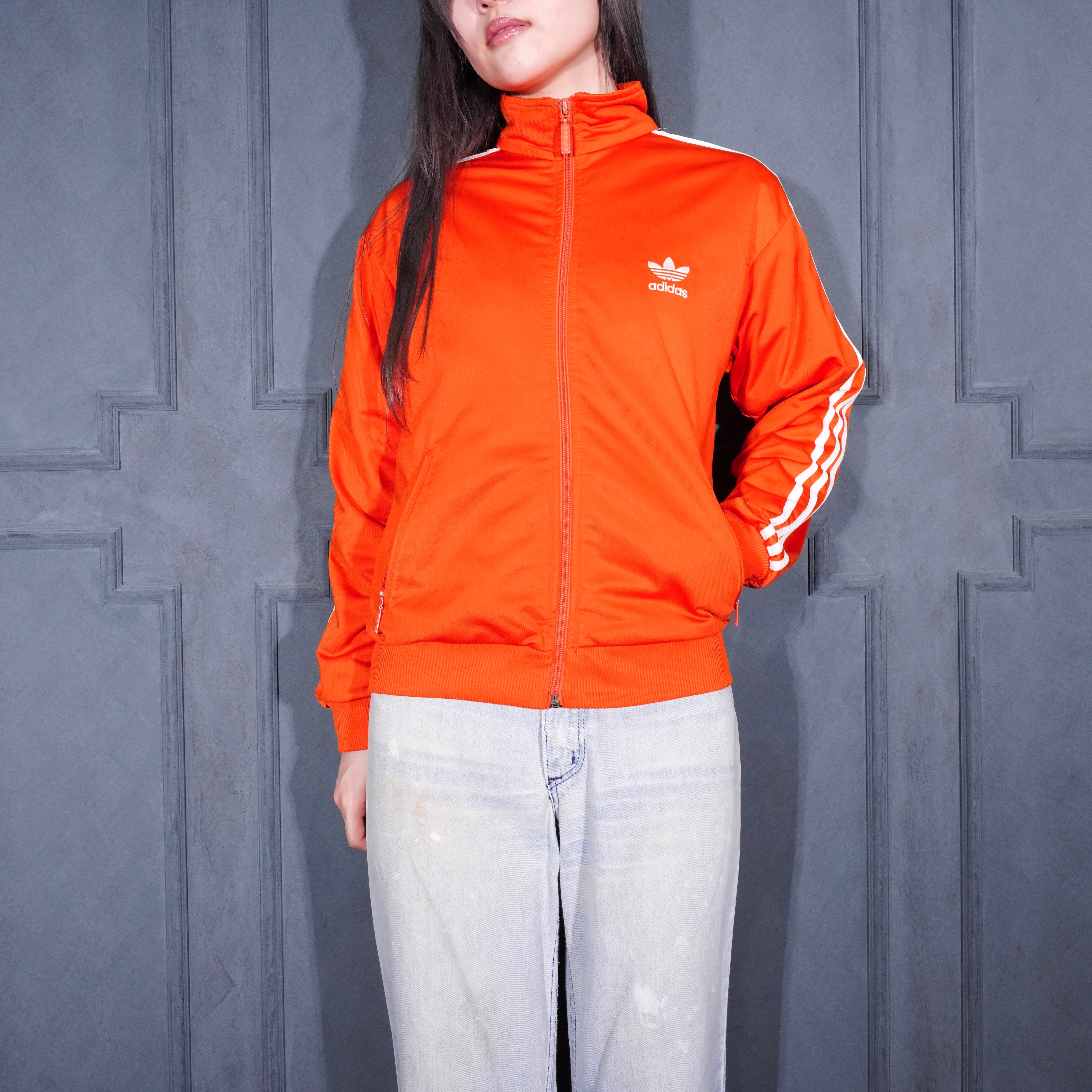90's〜00's USA VINTAGE adidas LOGO EMBROIDERY DESIGN ZIP UP TRACK