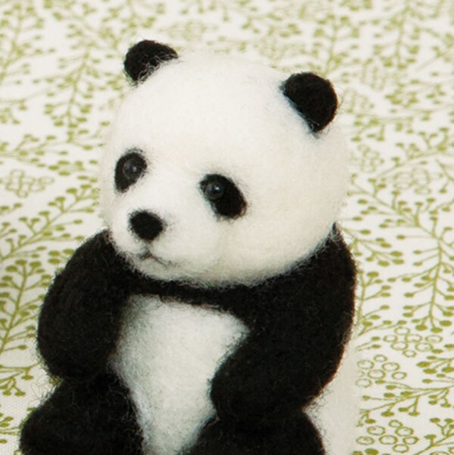 三つ子 パンダの赤ちゃん 手作りキット フェルトで作る パンダ のぬいぐるみ 自由研究 おうち時間 ハンドメイド 手芸 幸せデリバリー ギフト 結婚式アイテム 手芸用品の通販