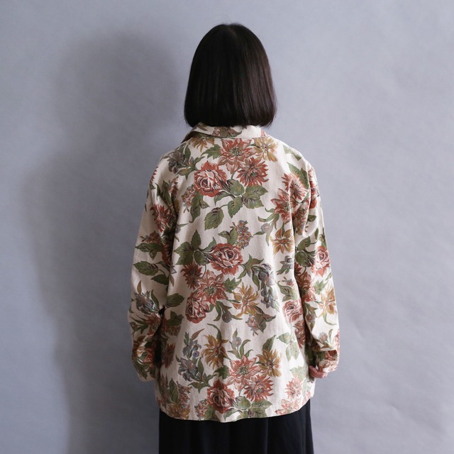 flower pattern l/s natural 1b easy tailored 
