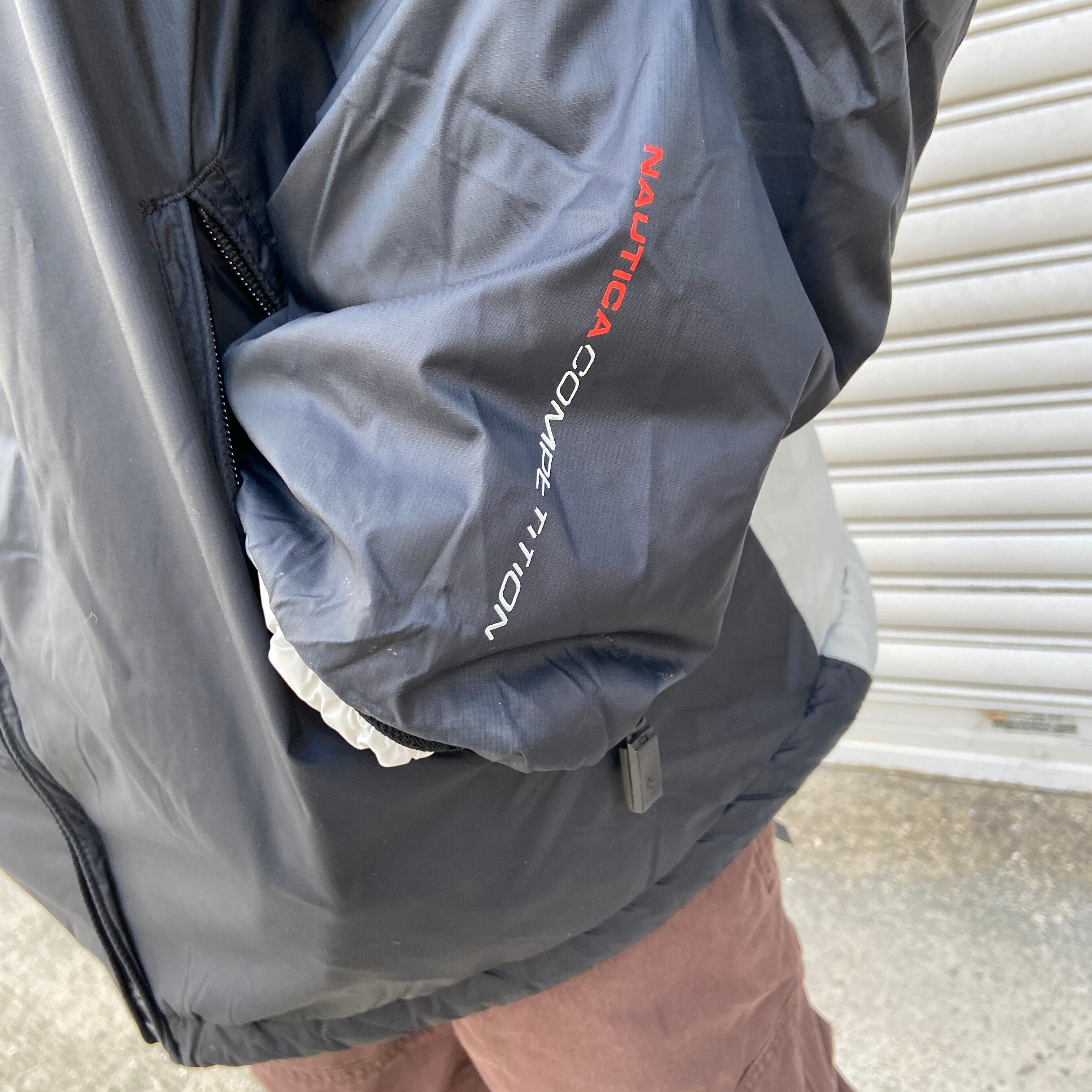レア【古着】ノーティカ 中綿マウンテンパーカー イエロー メンズM〜L