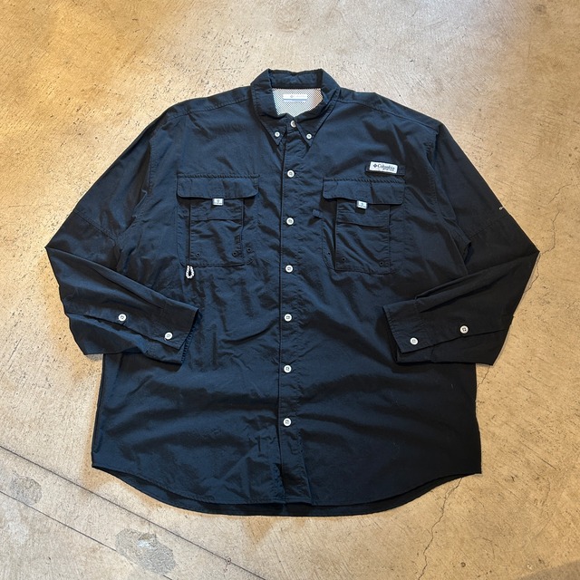 COLUMBIA PFG SHIRT BLACK