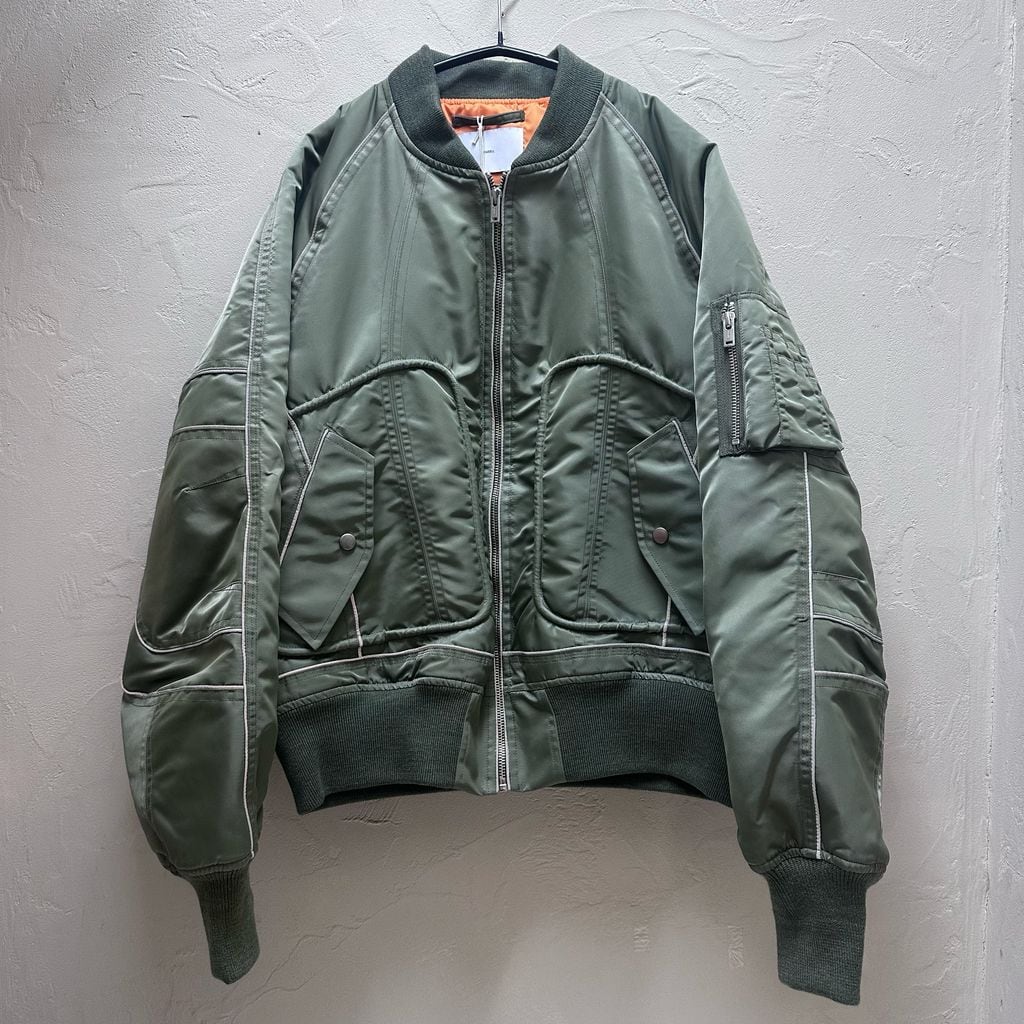SUGARHILL シュガーヒル 24AW PIPING BOMBER JACKET フライト