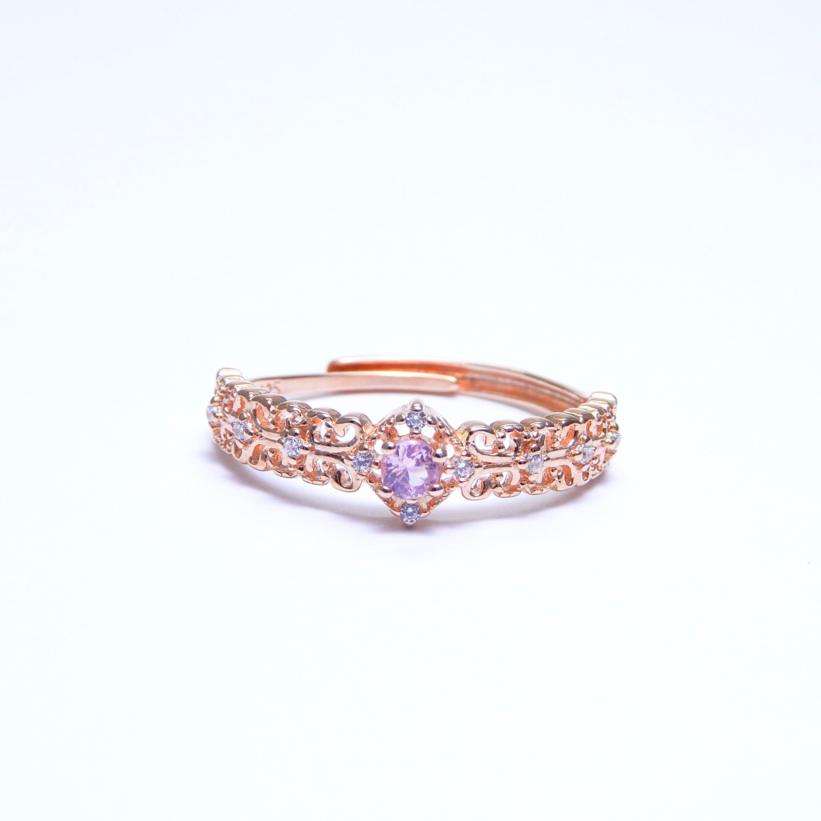 リング♦︎シルキーサファイア♦︎PGカラー《0034》