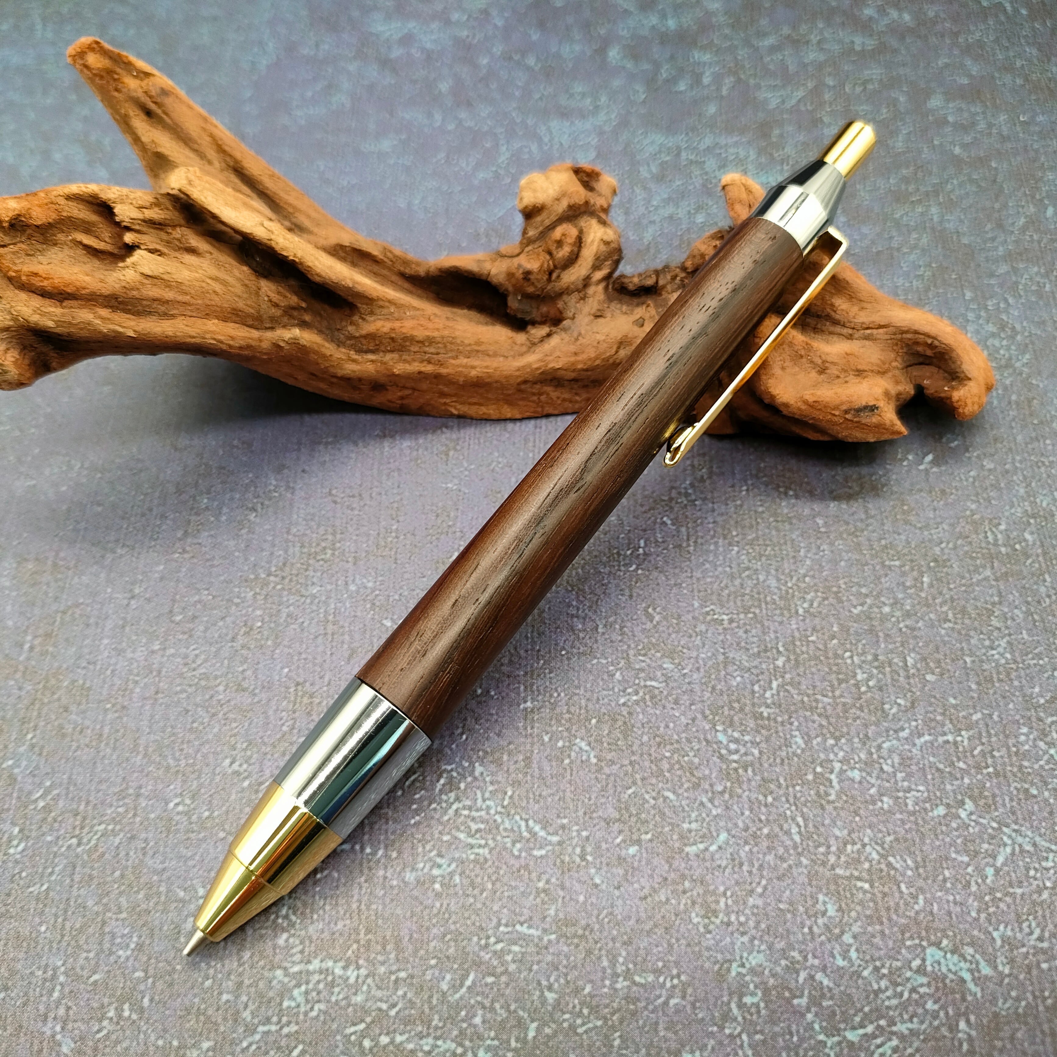 木軸ペン/リングギジー 工房楔 リングキジー シャーペン