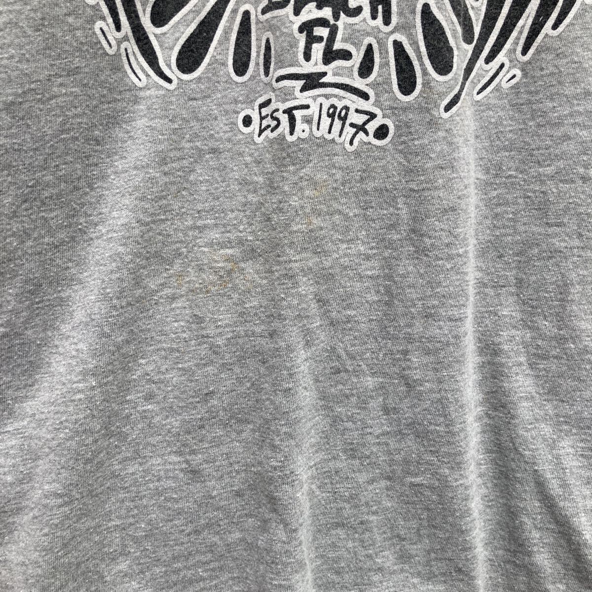 next level 半袖 プリント Tシャツ XS グレー ブラック ホワイト 古着