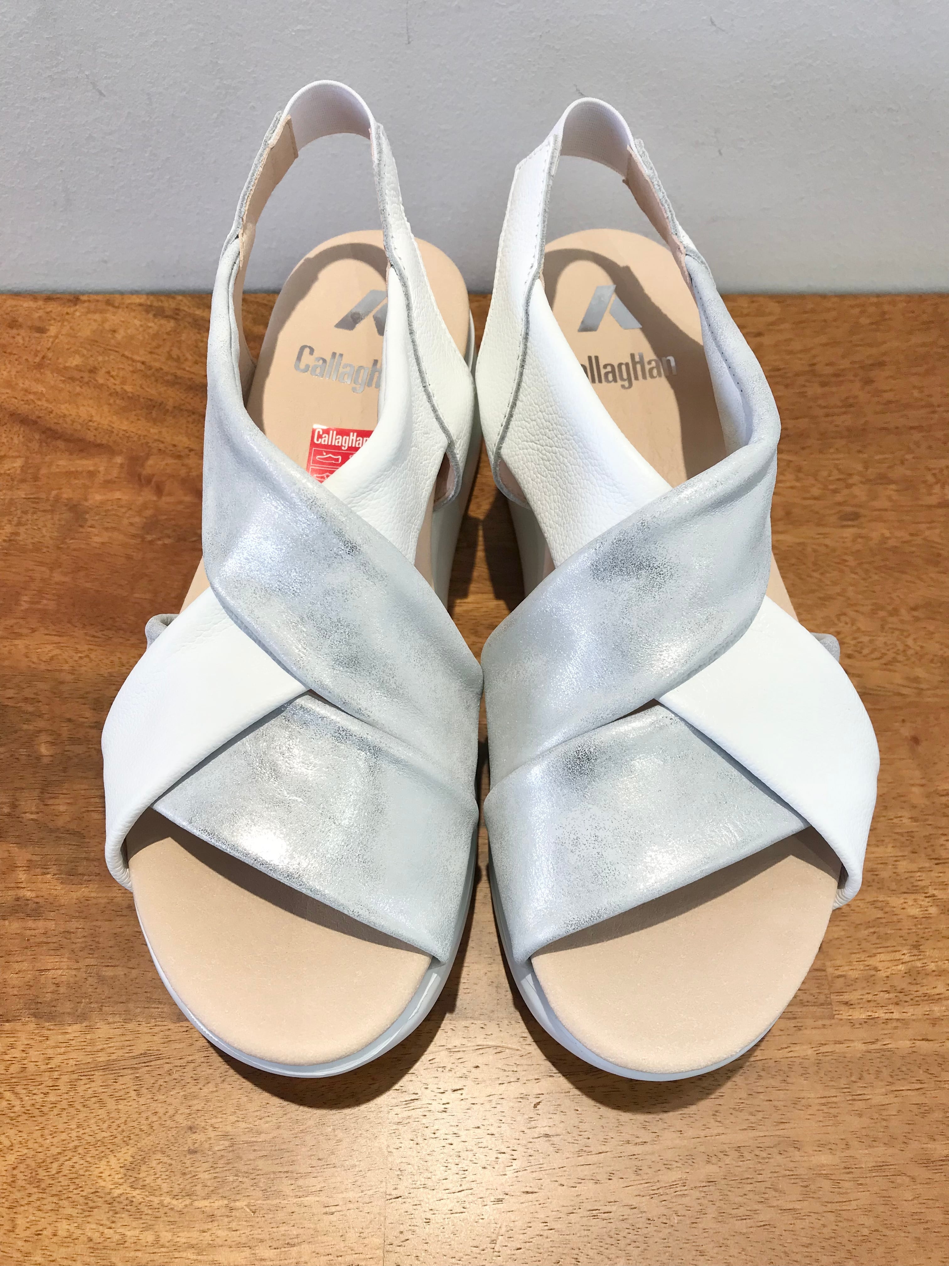 【CallagHan】レザークロスサンダル