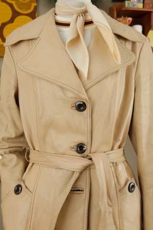 1960s-1970s Montgomery lapel leather jacket