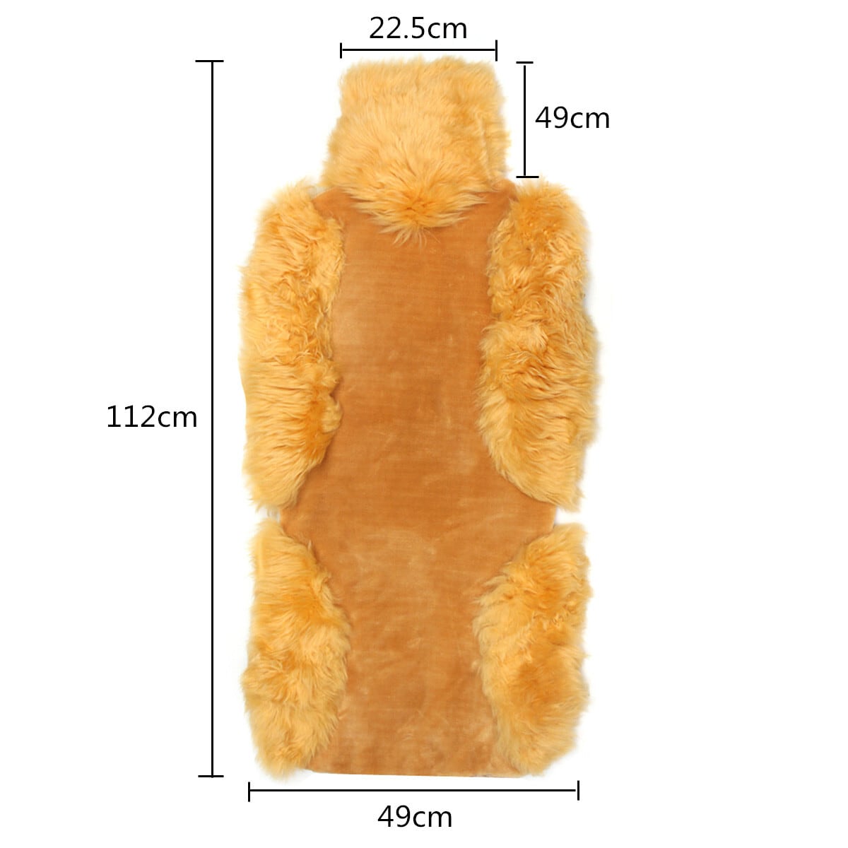 新作 1個冬用ウォームカーシートカバーロングウールぬいぐるみカー