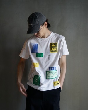 Fluss 【patch T-shirts -white-】