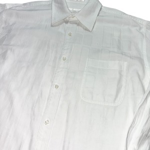 vintage 1990’s PERRY ELLIS woven white cotton shirt