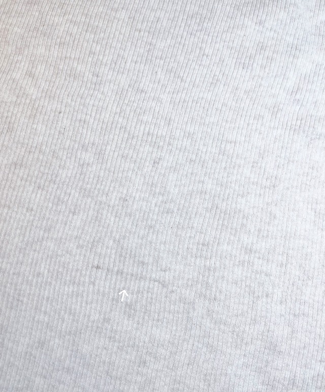 《即納》outlet 3-4Y GROWN/ Organic Ribbed Knitted Logo Tee - Coconut