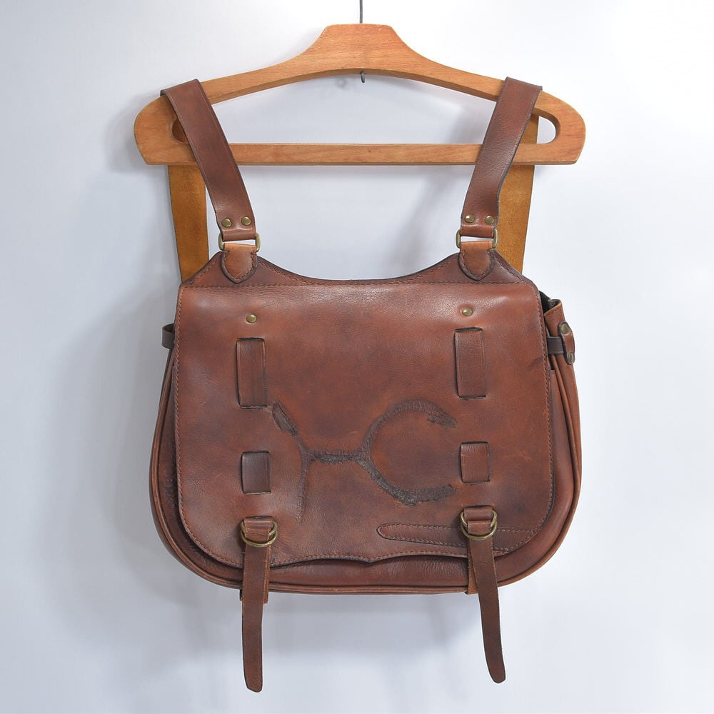 Vintage 2WAY レザーバッグ ショルダーバッグ バックパック 本革