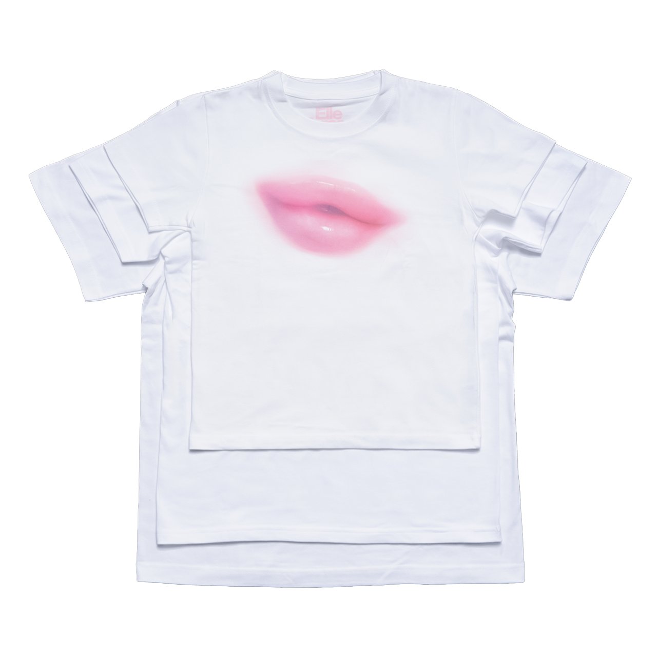 エルテレサ　 ちびTee / Lip [ホワイト]タオル付き bf3788dcf9e068746ae4e01646f64a