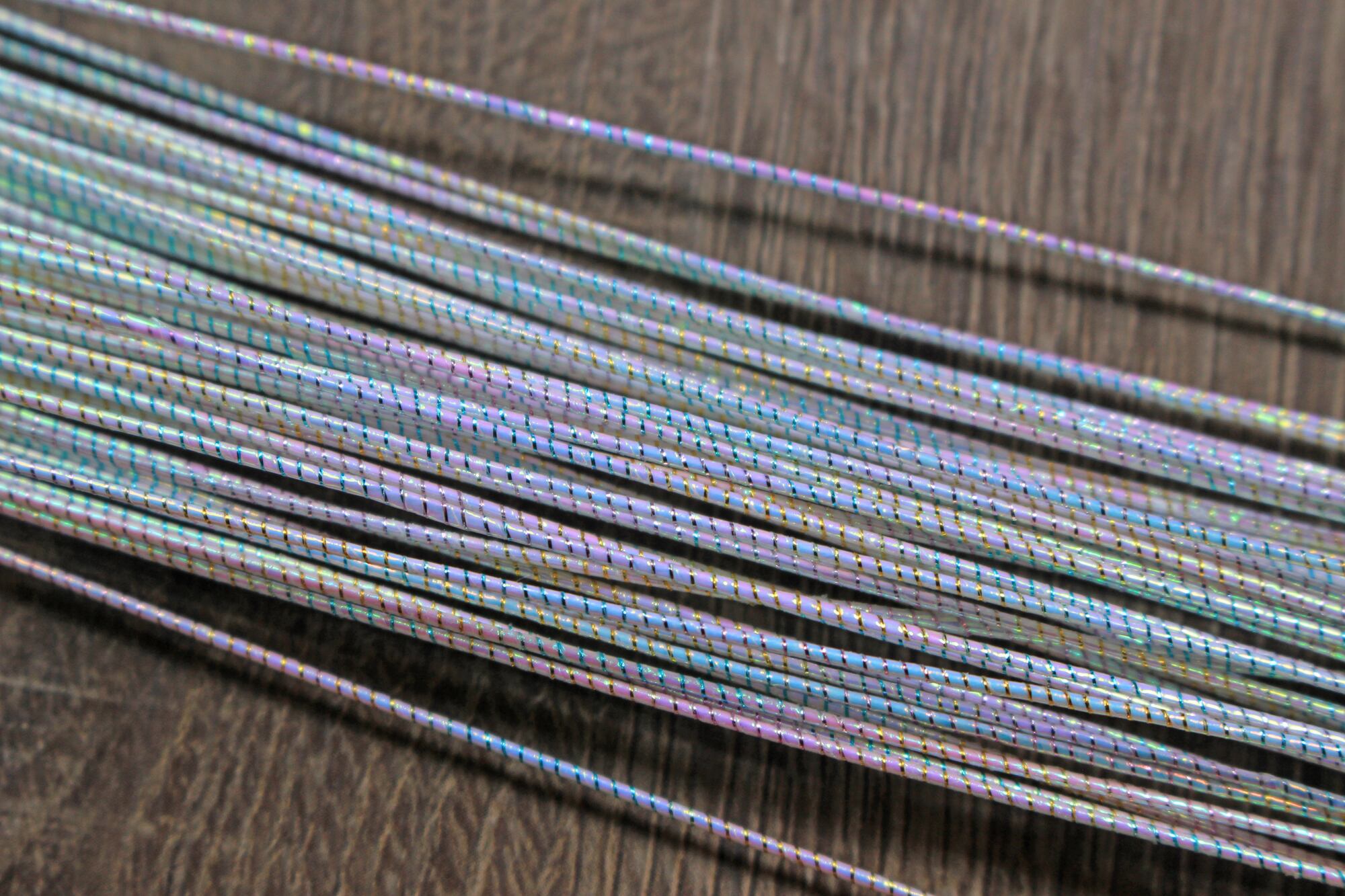 ちょっと変わったキラキラ光るレインボー水引シリーズ(5色×各2本=10本セット)