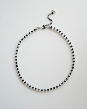 cube choker （black×clear）