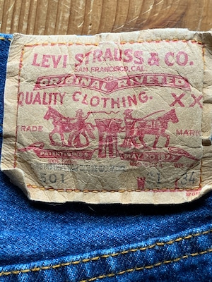 80's Levi's 501 デニムパンツ 濃紺 表記(31ｘ34) USA製