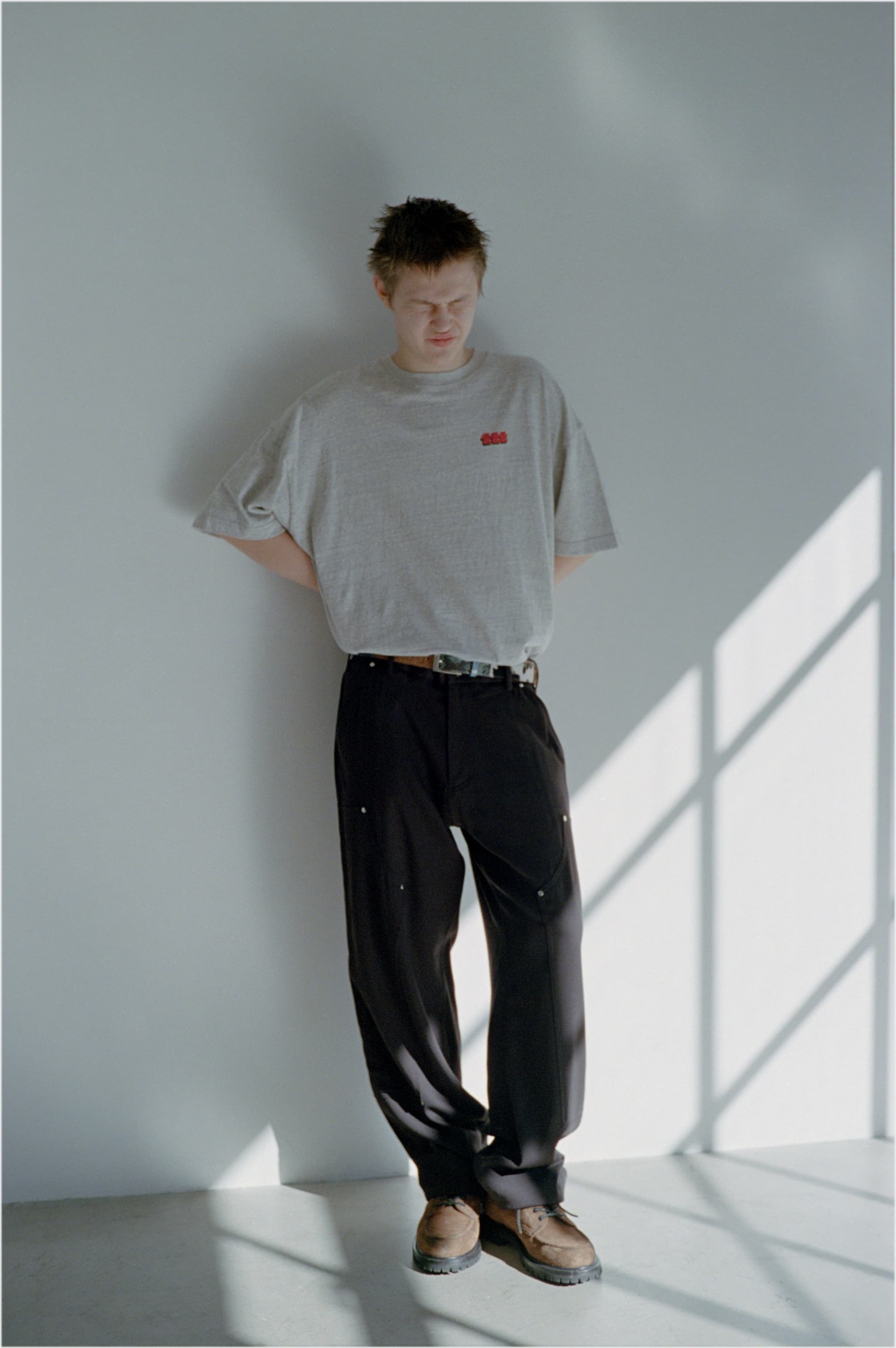 Wool double knee pants（BROWN） | TTTMSW