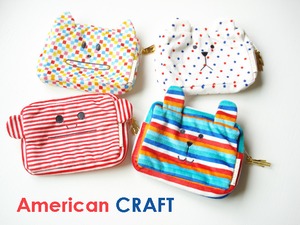 CRAFTHOLIC American CRAFT アメリカンクラフト ティッシュケース付きポーチ