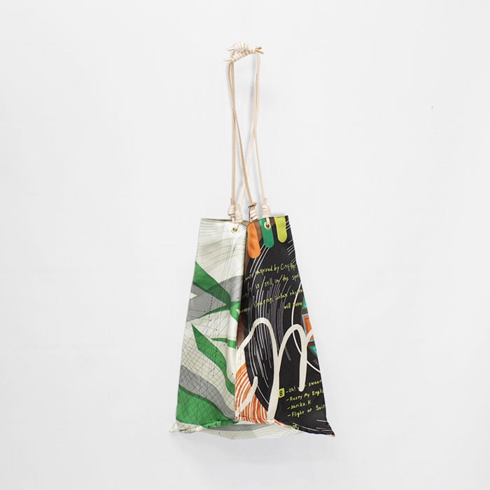 manipuri マニプリ リバーシブルプリントトートバッグL レイ