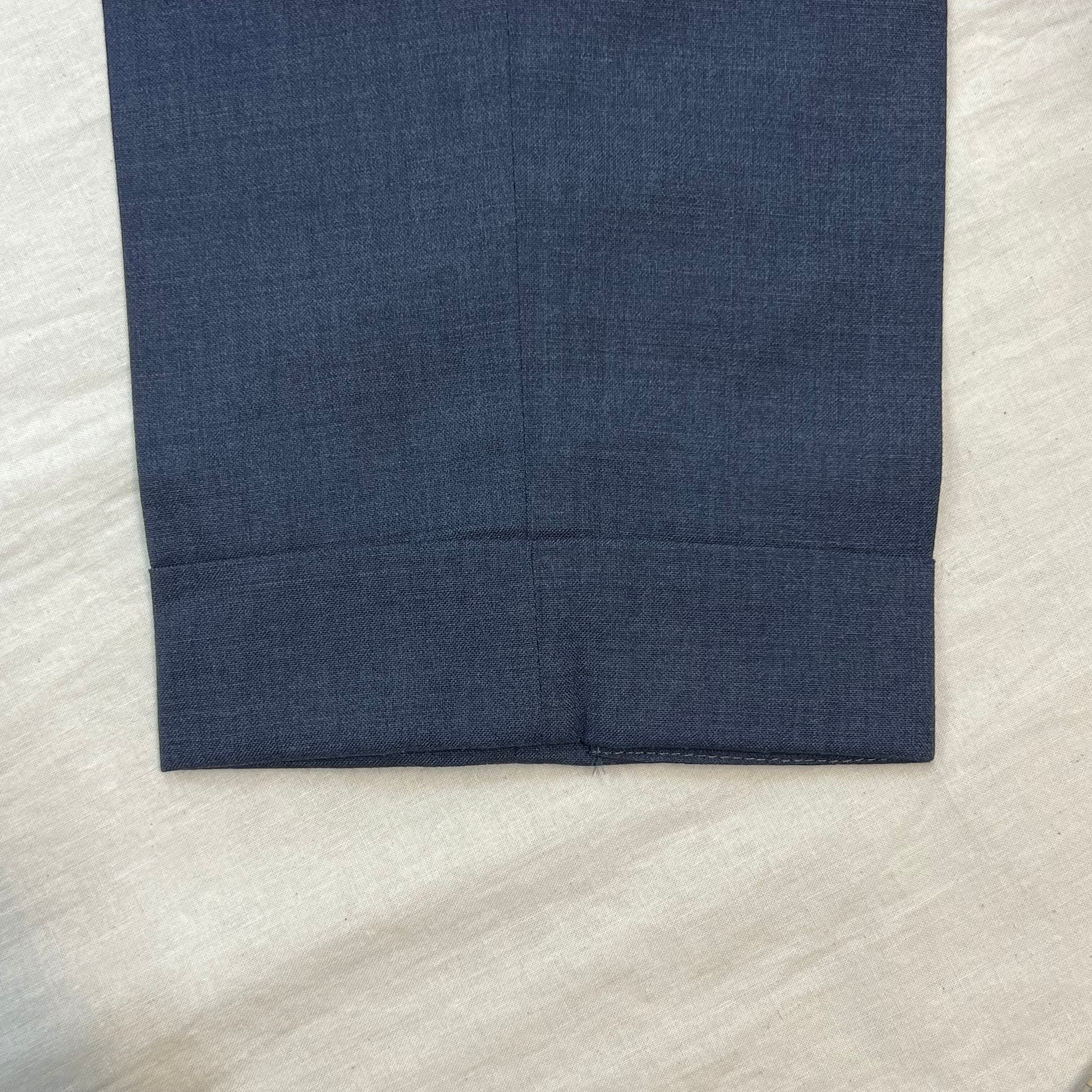 GERMANO WOOL 2P BELTLESS SLACKS 《44》WINE | safarionline