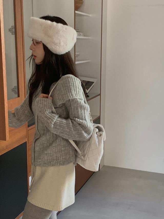 (予約) miel / Is Off Knit 4color