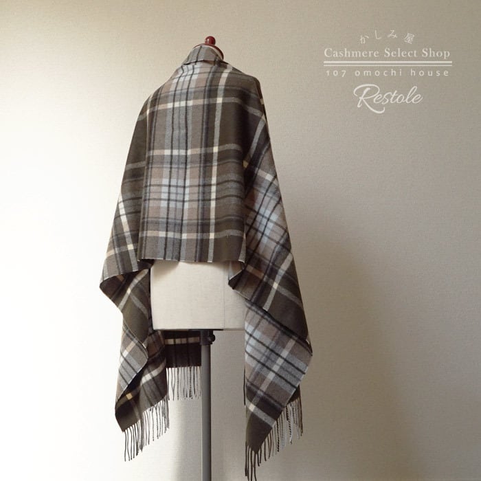 【新品 正規品】ジョンストンズ フレームワーク別注　カシミア大判ストール ジョンストンズ☆フレームワーク別注☆FRAMeWORK別注☆カシミヤ大判