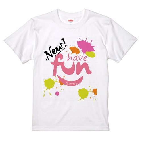 FunFun　ロゴ入りTシャツ　男女兼用