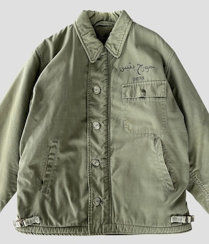 -U.S.NAVY- Vintage 70s A-2 Deck Jacket
