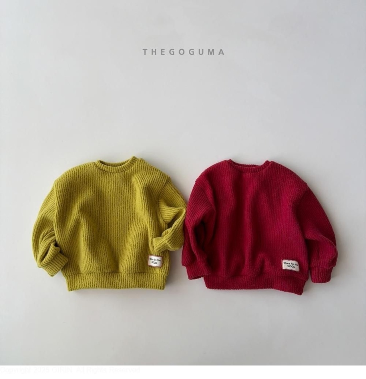 ザゴグマ / THE GOGUMA / マヨトレーナー / 韓国子供服 / ジュニア / 26winter〖取寄〗*JS~JL*