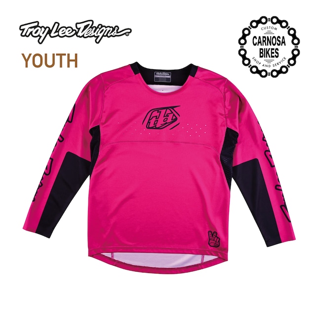 【Troy Lee Designs】YOUTH SPRINT JERSEY [ユース スプリントジャージ] Icon Berry キッズ用 2024