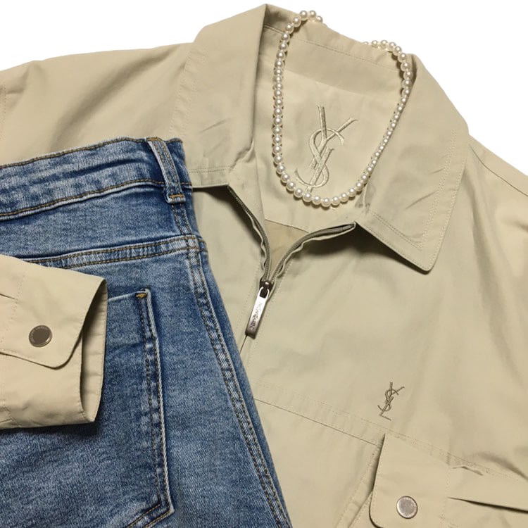 ysl outer swing jacket イヴサンローラン アウター スウィング
