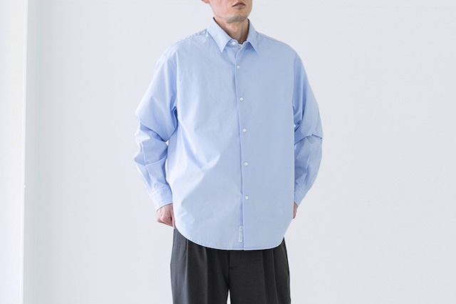 COTTON POPLIN - REGULAR COLLAR SHIRT : コットンポプリン - レギュラーカラーシャツ