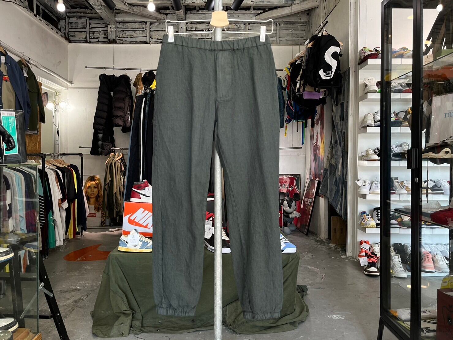 AURALEE WOOL SILK TROPICAL EASY SLACKS 4 A8SP02WT 91947 | BRAND 