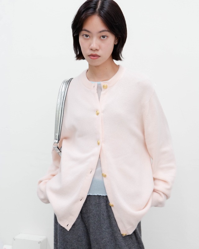 2000s Euro vintage - cashmere knit cardigan
