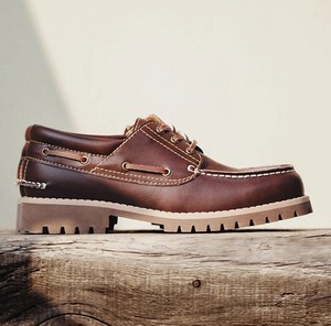 Brown Round Toe Derby Shoes / ブラウン ラウンド トゥー ダービー シューズ