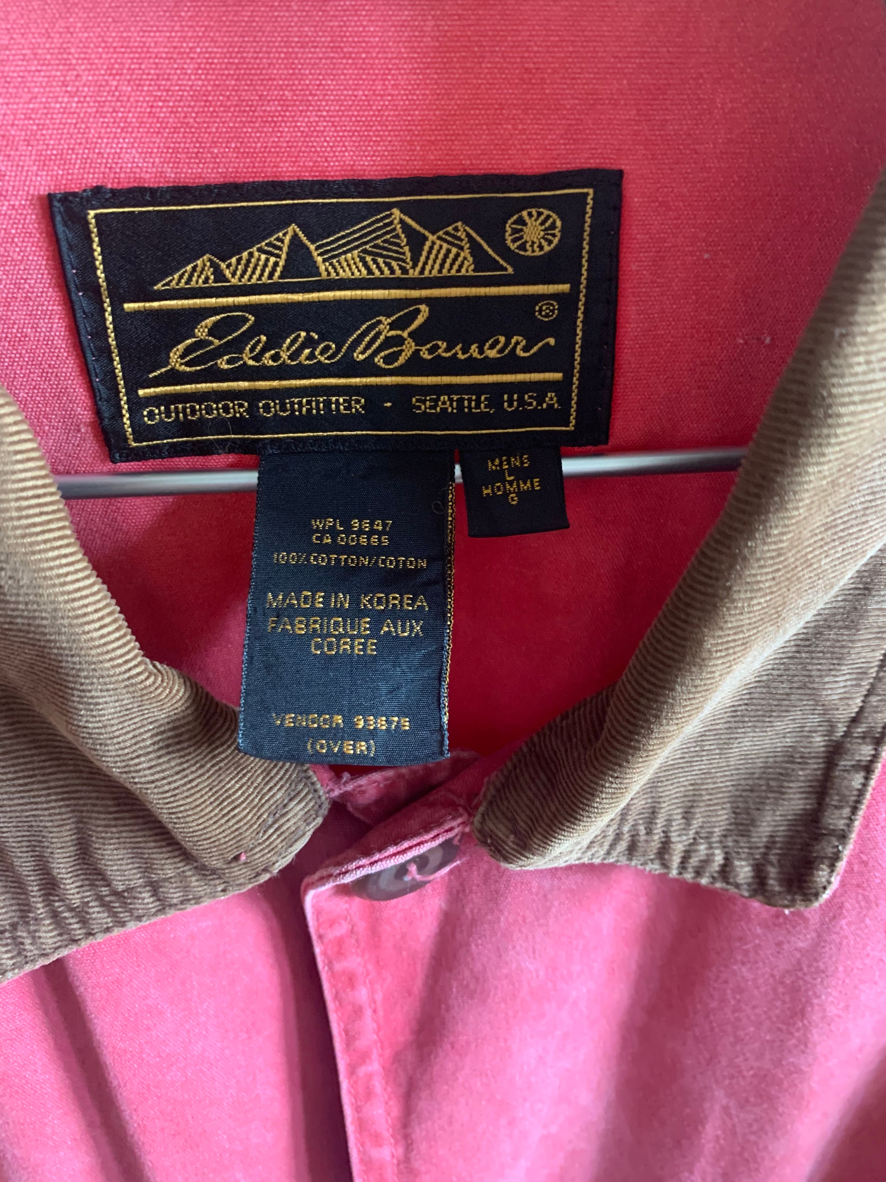 80s-90s Eddie Bauer hunting jacket pigment dye 1980年代 90年代