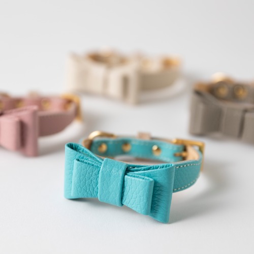 イタリアンレザーリボンカラー　SSサイズ