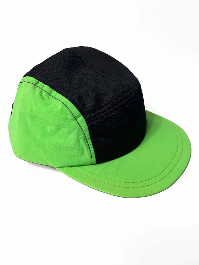 US vintage jet cap lime×black