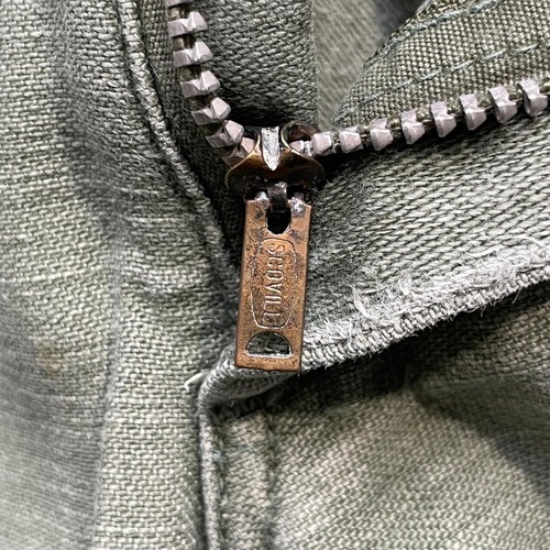 60-70s アメリカ軍 実物 ドーナツボタン OG107 ベイカーパンツ 詳細写真9