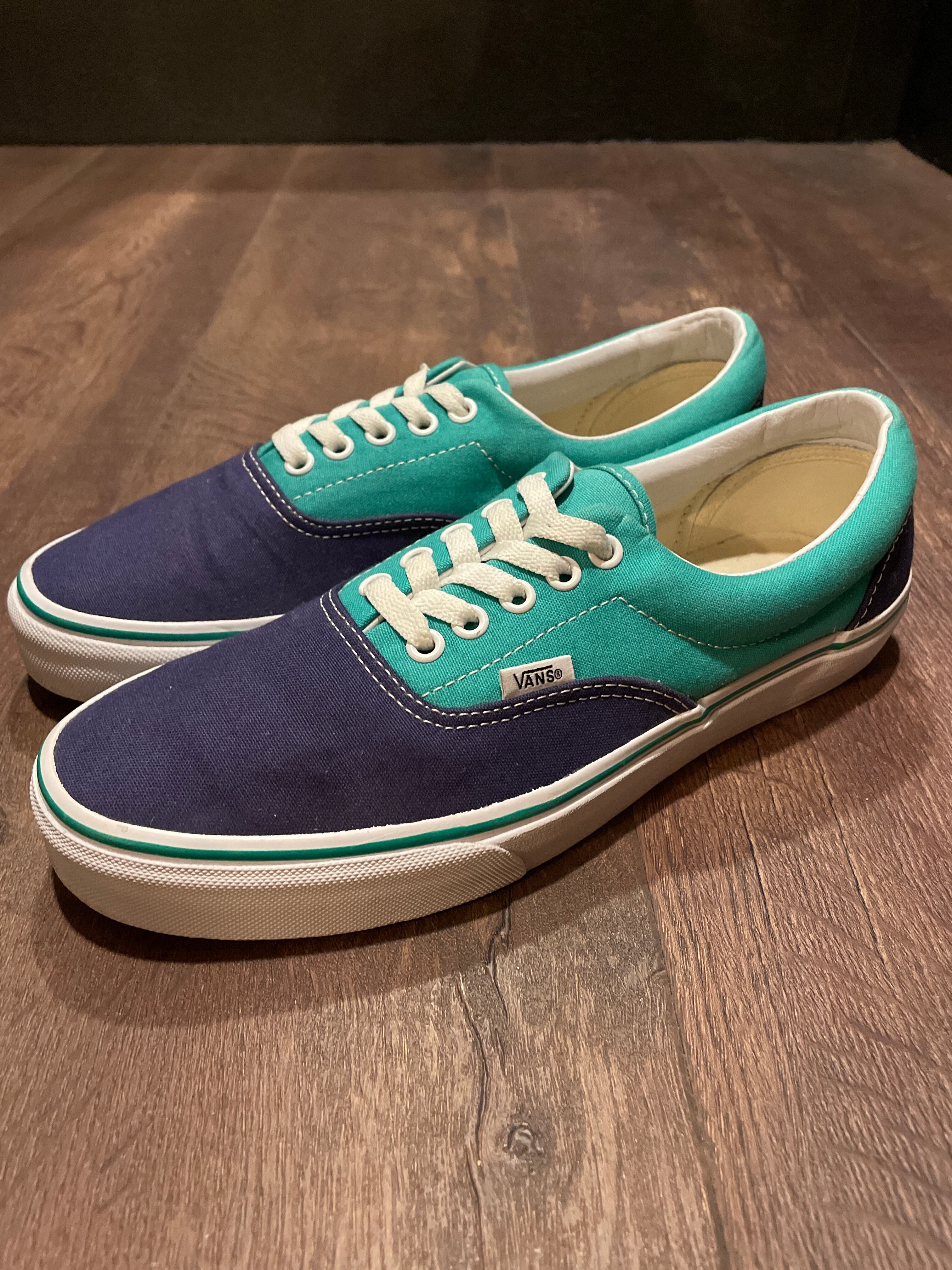 VANS バンズ ヴァンズ ERA エラ スニーカー 靴 ライトブルー ネイビー メンズ US9.5 27.5cm | Vintage Used  Clothing & CAFE/BAR “ReGARD” powered by BASE