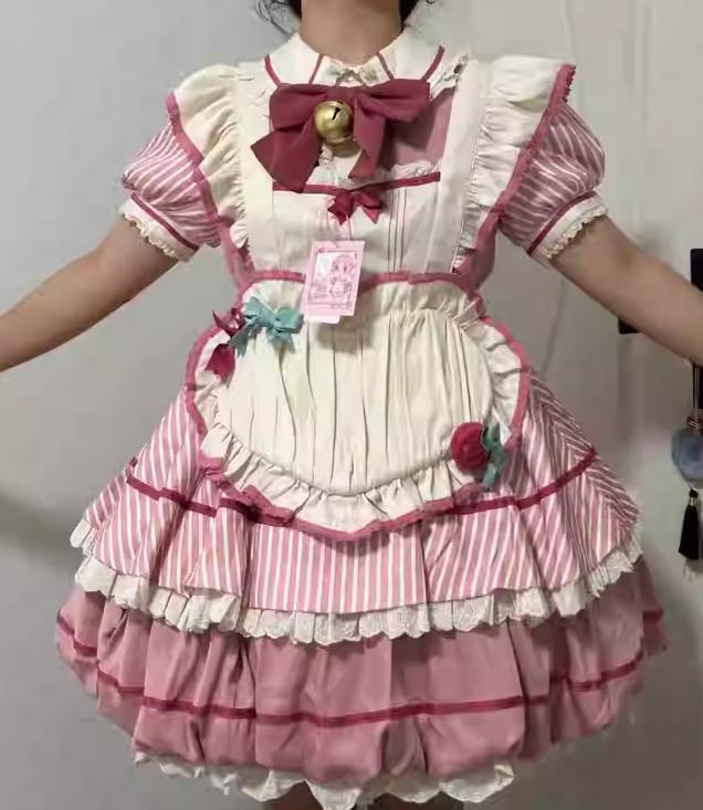 コスプレ♡全2種類 いちごメイドコンプリートセット kos13