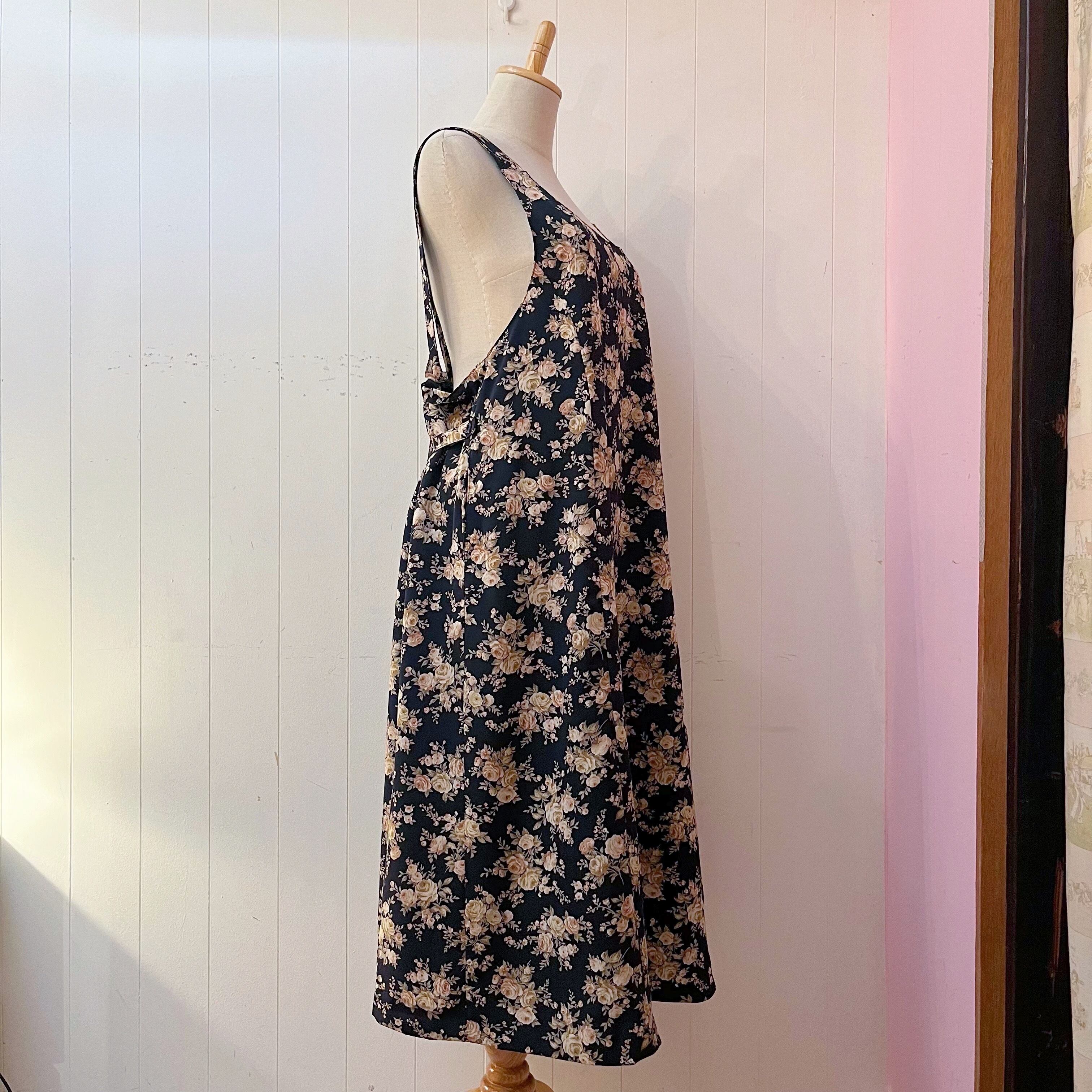 rose double ribbon jumper skirt