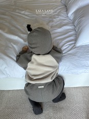 LALALAND 25/WI(Baby)Knit raglan cardigan