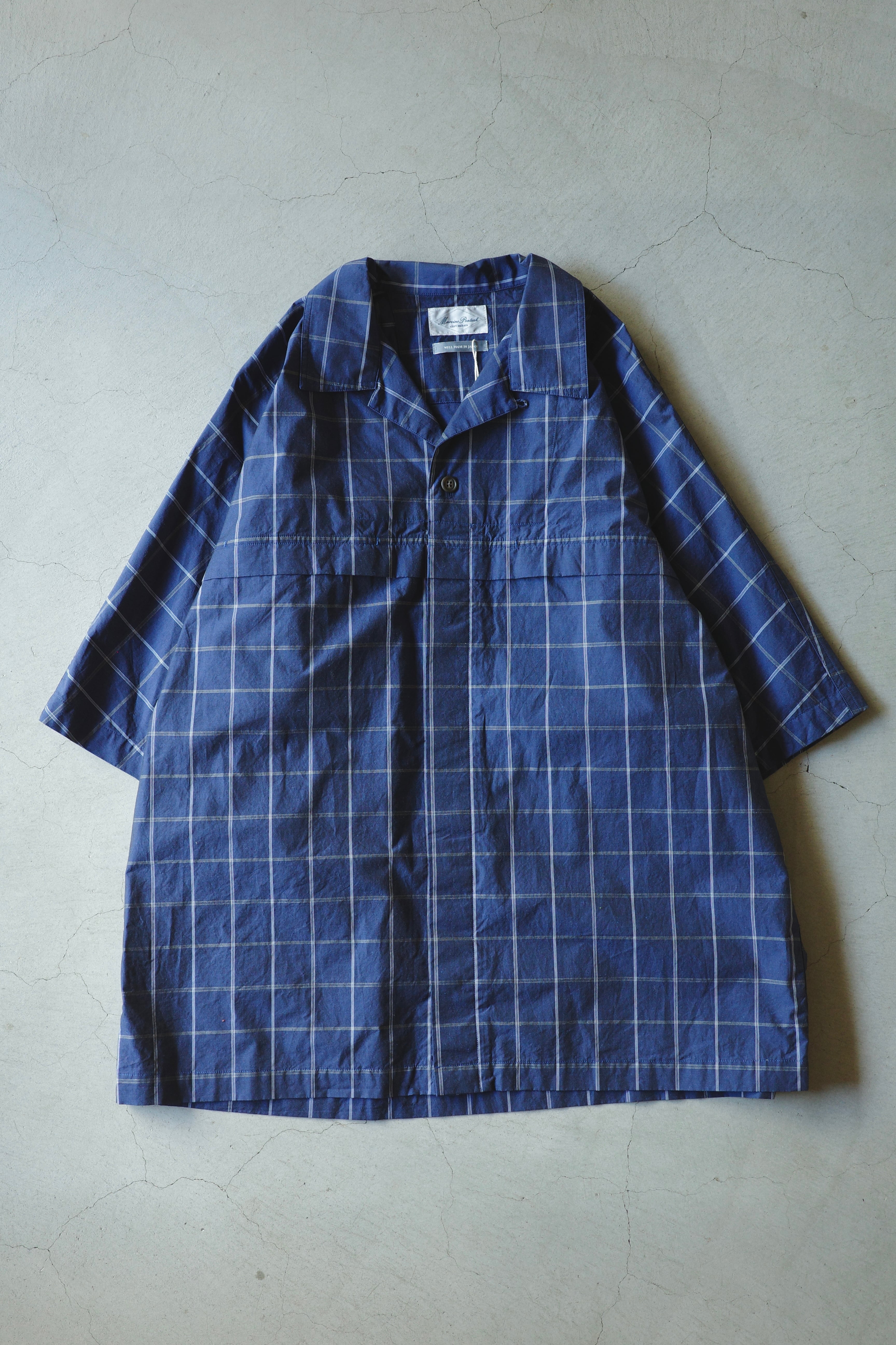 Marvin Pontiak shirt makers【Cycle SH -Navy Pen CH-】